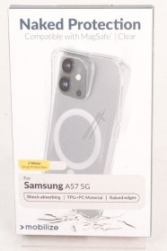 Mobilize Leather Bag Gsm - 81899 Mobilize Magsafe-compatible Naked Protective Case For Samsung Galaxy A57 5g Transparent