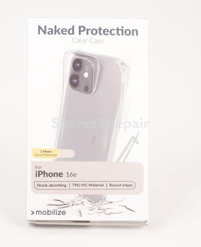 Mobilize Leather Bag Gsm - 80709 Mobilize Naked Protection Case Apple Iphone 16e Clear