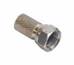 Com 7.0mm F Plug - F-plug (twist-on) 7.0mm - Metal Nickel Plated