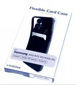 Mobilize Leather Bag Gsm - 27700 Mobilize Rubber Gelly Case With Card Slot Samsung Galaxy A52-a52 5g-a52s 5g Matte Black