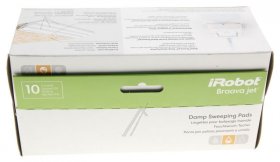 Irobot Microfiber Cloths - Bac016 Damp Sweeping Pads, Pack Of 10 - 4535910