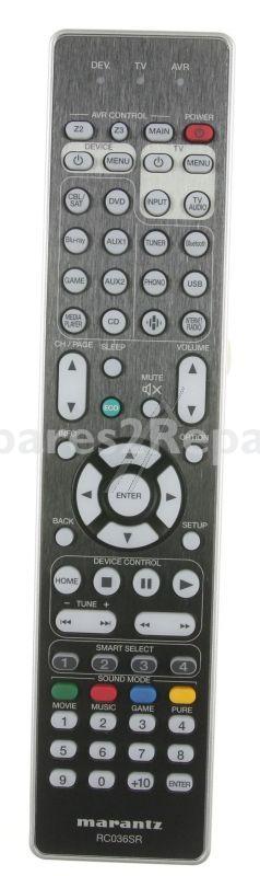 Sound United Ir remote Control - Rc036sr 30701023700as Remote Control