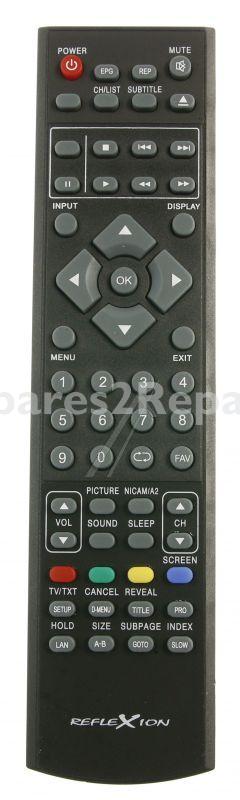 Reflexion Remote Control - Lddxxx - Lddwxx 780-01024c Remote Control - Black