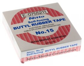 Nitto Lnc Sealing Band - Butyl Self fusing Rubber Tape 19mm Width 5m Roll - NR. 15