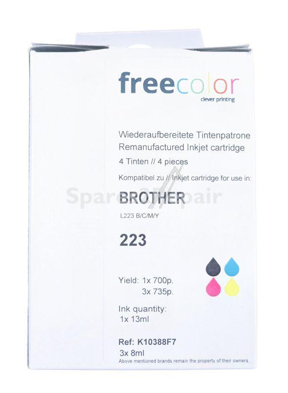 Freecolor Cartridge - K10388f7 Ink Cartridge Multipack Bk-c-m-y