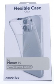 Mobilize Leather Bag Gsm - 27136 Mobilize Gelly Case Honor 50 Transparent