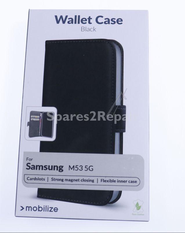 Mobilize Leather Bag Gsm - 28131 Mobilize Classic Gelly Wallet Book Case Samsung Galaxy M53 5g Black