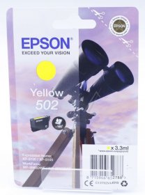 Epson Cartridge - 502 C13t02v44010 Ink Cartridge Yellow 3 3ml