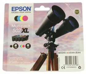 Epson Cartridge - 502xl C13t02w64010 Ink Cartridge Multipack Cmyk 28 4ml