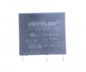 Zettler Pcb Relay To 24v - 24vdc 10a-250vac Relais, 2 Wechsler
