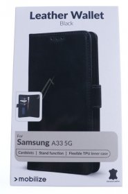 Mobilize Leather Bag Gsm - 28482 Mobilize Leather Case Samsung Galaxy A33 5g Black