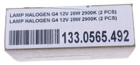Halogen Lamp - C00632353 488000632353 Lamp Halogen G4 12v 20w 2900k (2 [Whirlpool Indesit]