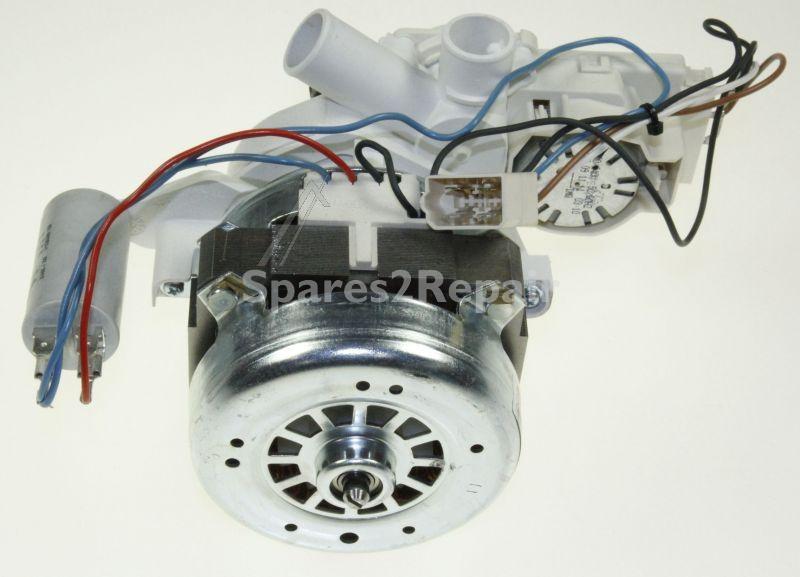 Circulating Motor - C00115902 482000028857 Wash Motor-pump Assembly (dw) W60 V240 Pacco20 [Whirlpool Indesit]