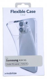 Mobilize Leather Bag Gsm - 28535 Mobilize Gelly Case Samsung Galaxy A34 5g Clear