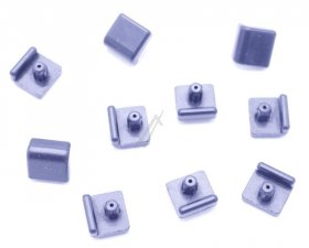 Rubber Foot - C00648017 488000648017 Hob Rubber Cast Iron Grid 3mm 10 [Whirlpool Indesit]