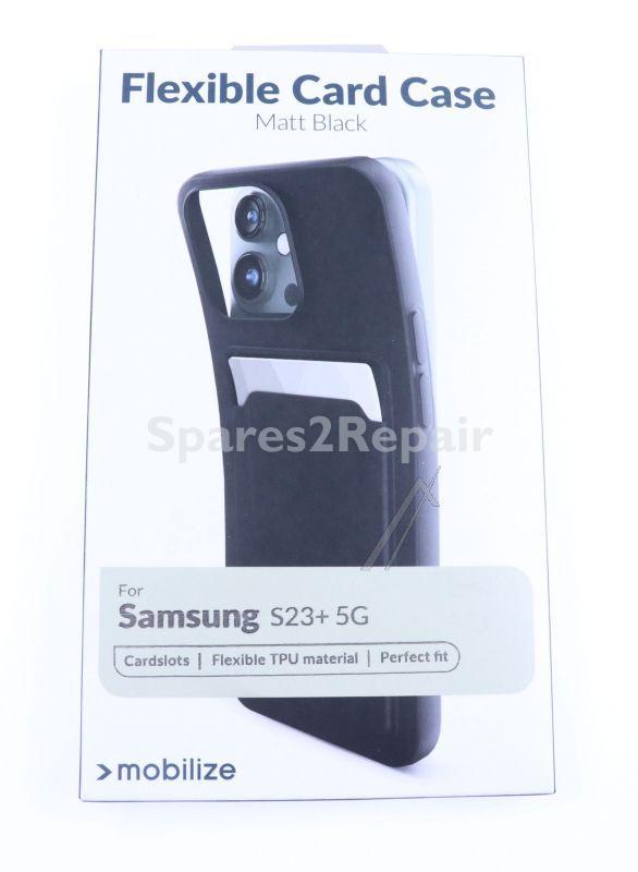 Mobilize Leather Bag Gsm - 28574 Mobilize Rubber Gelly Case With Card Compartment Samsung Galaxy S23+ 5g Matt Black