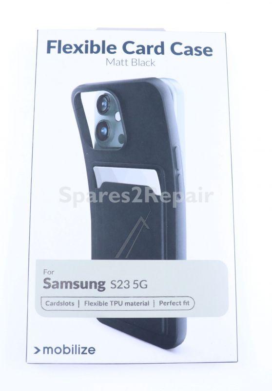 Mobilize Leather Bag Gsm - 28573 Mobilize Rubber Gelly Case With Card Slot Samsung Galaxy S23 5g Matte Black