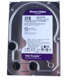 Western Digital Internal Hdd Drive - Wd Purple 3tb Sata Hdd 8,9cm Internal 256mb Cache