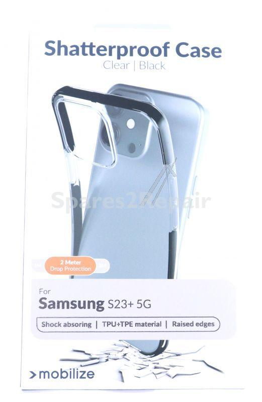 Mobilize Leather Bag Gsm - 28598 Mobilize Shatterproof Case Samsung Galaxy S23+ 5g Black