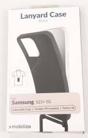 Mobilize Leather Bag Gsm - 28586 Mobilize Lanyard Gelly Shoulder Case For Samsung Galaxy S23+ 5g Black