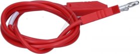 Hirschmann Measuring Cable Banana Plug - Mln100-1 Messleitung 4mm Stecker Rot 1m Lang