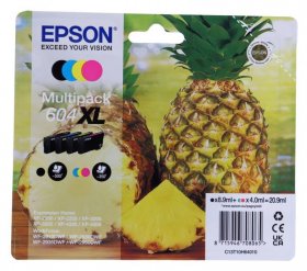 Epson Cartridge - 604xl C13t10h64010 Ink Cartridge Multipack Cmyk 500gp + 3x350pg