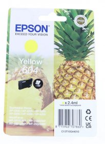 Epson Cartridge - 604 C13t10g44010 Ink Cartridge Yellow 2 4ml
