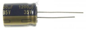 Panasonic 35v Radial Electrolytic 105 De - 1200uf-35v Eeufc1v122 Elco Radial Pan Capacitor 105° 16x20mm Rm=7 5mm -rohs-