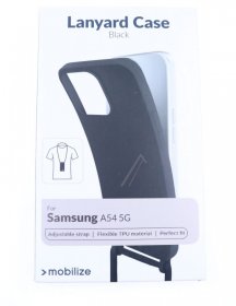 Mobilize Leather Bag Gsm - 28584 Mobilize Lanyard Gelly Lanyard Case For Samsung Galaxy A54 5g Black