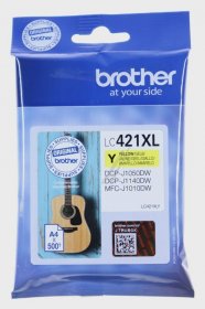 Brother Cartridge - Lc421xly Brother Ink Cartridge Lc421xly Yellow 0 5k