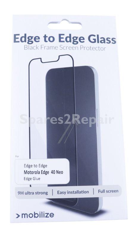 Mobilize Display Protective Film - 57386 Mobilize Edge-to-edge Glass Screen Protector Motorola Edge 40 Neo Edge Glue