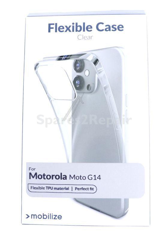 Mobilize Leather Bag Gsm - 29128 Mobilize Gelly Case Motorola Moto G14 Clear