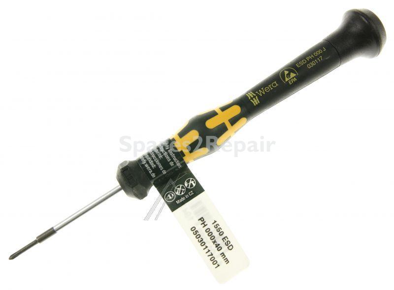 Wera Tools - 1550 Ph000 05030117001 Esd Micro Screwdriver Ph000x40
