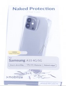 Mobilize Leather Bag Gsm - 29167 Mobilize Naked Protection Case Samsung Galaxy A15 4g-5g Clear