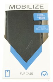 Mobilize Leather Bag Gsm - 24311 Mobilize Classic Gelly Flip Case Motorola Moto G6 Plus Black