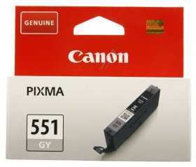 Canon Cartridge - Cli-551gy 6512b001 Canon Cartridge Grey Cli-551gy 7ml Mg6350