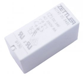 Zettler Pcb Relay To 24v - 24vdc 10a-250vac Relais, 2 Wechsler