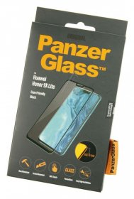 Panzerglass Display Protective Plastic Film - Premium Protective Glass For Suitable For Huawei Honor 9x Lite Case Friendly, Black