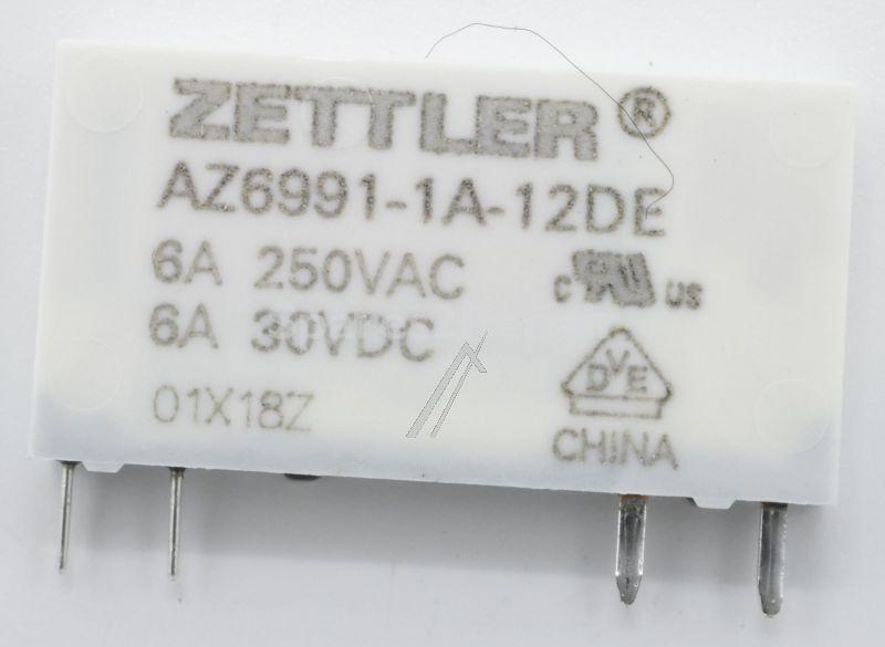 Zettler Pcb Relay To 12v - 12vdc 6a-250vac Relais, 1 Schliesser