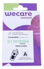 Armor Colour Cartridge - Ribbon For D1 1978364, Black On White