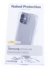 Mobilize Leather Bag Gsm - 29911 Mobilize Naked Protection Case Samsung Galaxy S24 Ultra 5g Clear