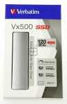 Verbatim External Ssd Hard Drive - Vx500 120gb, Usb3.1 Ssd-festplatte, Extern, G2