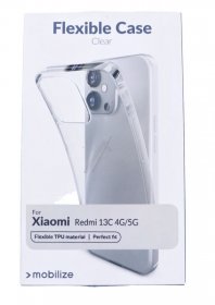 Mobilize Leather Bag Gsm - 29297 Mobilize Gelly Case Xiaomi Redmi 13c Clear