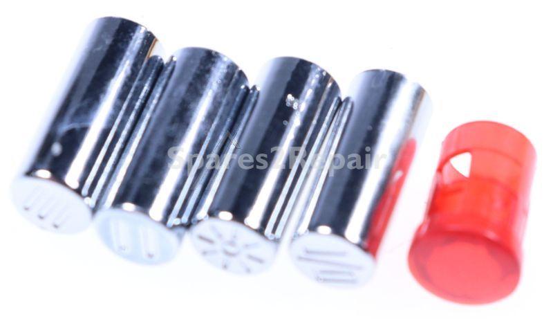 Galvamet Key Button - R01039 R set Tasti+gemma Scat com Elin