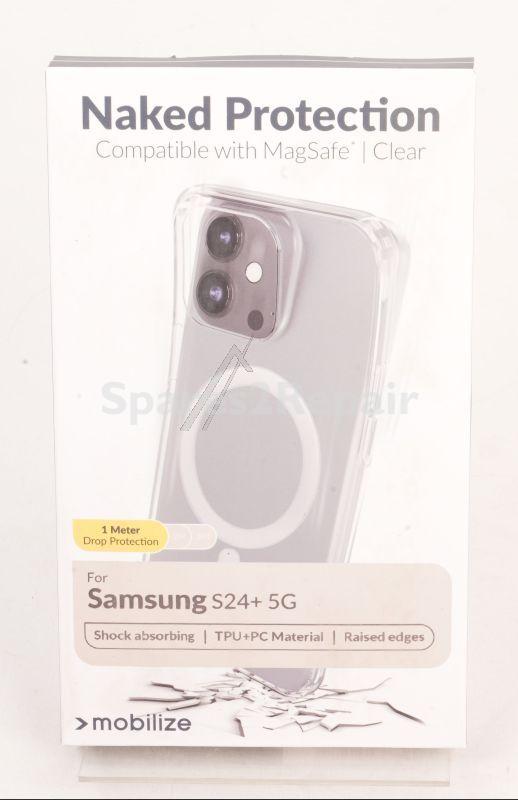 Mobilize Leather Bag Gsm - 29277 Mobilize Magsafe Compatible Naked Protection Case For Samsung Galaxy S24+ 5g Transparent