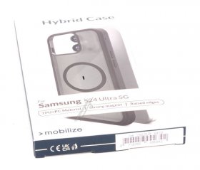 Mobilize Leather Bag Gsm - 29826 Mobilize Magsafe Compatible Hybrid Case Samsung Galaxy S24 Ultra 5g Black