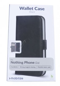 Mobilize Leather Bag Gsm - 29619 Mobilize Classic Gelly Wallet Book Case Nothing Phone (2a) Black