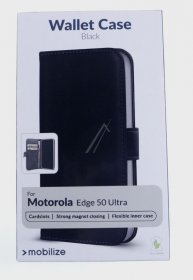 Mobilize Leather Bag Gsm - 29681 Mobilize Classic Gelly Wallet Book Case Motorola Edge 50 Ultra Black