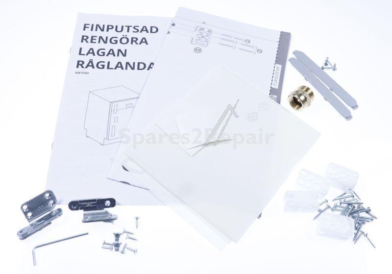 Mounting Parts - C00859919 488000859919 Installation Kit Sliding Hinge [Whirlpool Indesit]