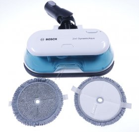 Nozzle - 17008705 Wipe Nozzle Bosch Black-black Click-connection Plastic Sole With Mopping Pads With Wheels - Only To Be Used With Pr [Bosch Siemens]